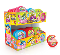 Kaugummi mit Tattoo Mini Roll +Tatoo JohnyBee 30 Stk.