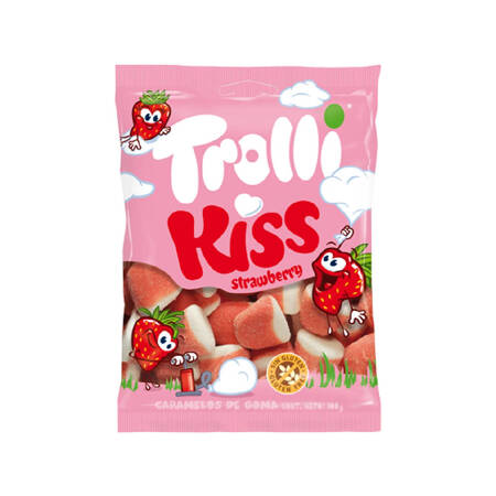 Kiss Strawberry Trolli Gummies 100 g