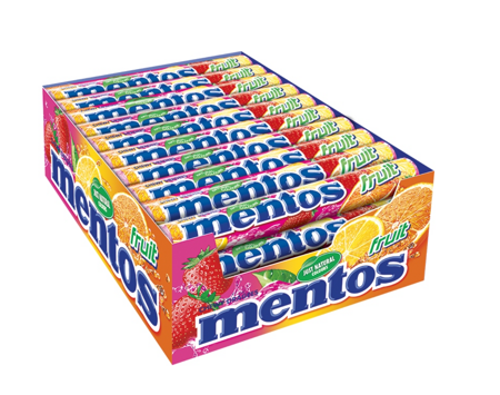 Mentos Fruit candies 40 pcs.