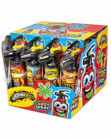 Cukierki w sprayu Johny Bee Fire Spray owocowe 24 szt.