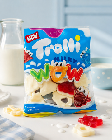 Żelki Trolli Milky Wow owocowe 100 g