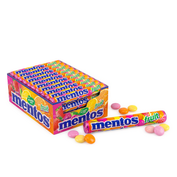 Mentos Fruit cukierki do żucia owocowe 40 x 38 g