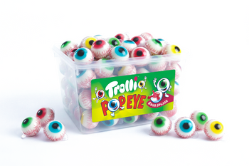 Trolli Pop Eye 1128 g Gummy Eyeballs – Big Pack for Candy Bars and parties