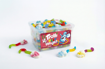 Trolli Play Mouse 1200 g Fruit Gummy Penguins (75 pcs) | Party Box