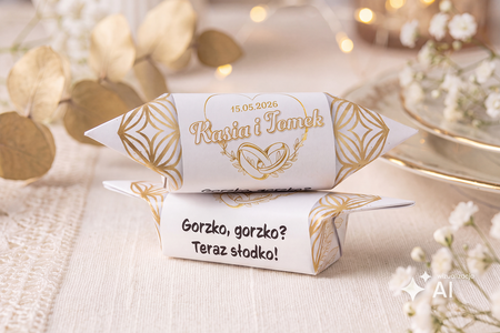 Krówka Szczecińska® – Traditionelles Milchkaramell mit personalisiertem Wickelpapier (Min. 6 kg)
