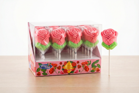 Lizaki Roses Marshmallow 24 szt.