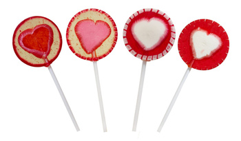Lollipops Heart Roxy 50 pcs.