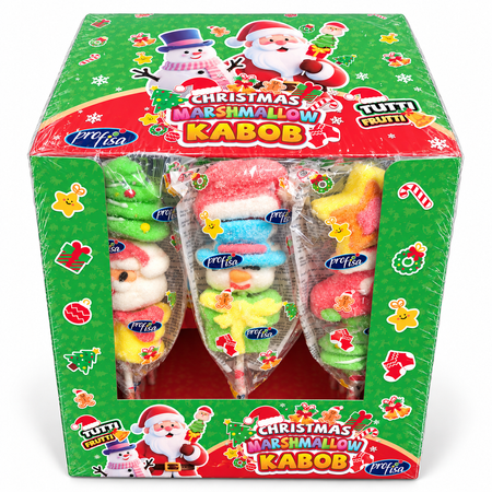 Pianki świąteczne Profisa Christmas Marshmallow Kabob 24 szt. 864 g