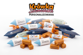Krówka Szczecińska® – Tradycyjne Cukierki z Personalizowanymi Papierkami (Min. 6 kg)