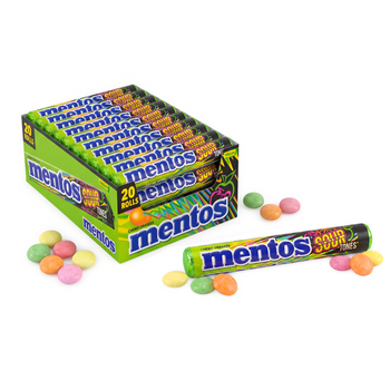 Mentos Sour Tones kwaśne cukierki do żucia 40 x 37,5 g
