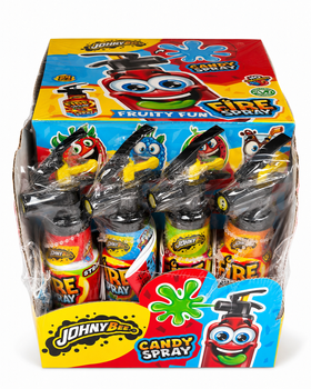Extinguisher Liquid Candy 20 Stk. x 25 ml – Feuerlöscher Flüssigbonbon Spray | Süßigkeiten für Kinder, Party-Set