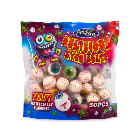 Trolli Pop Eye 1128 g Gummy Eyeballs – Big Pack for Candy Bars and parties