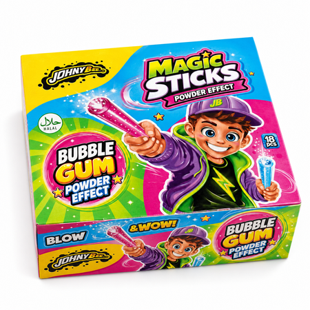 Guma Bubble Gum + Powder Effect JohnyBee 18Stk.