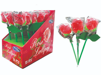 Lizaki Rose Lollipop 15 szt.
