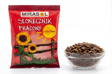 Słonecznik prażony Mirasol z przyprawą niełuskany 150 g