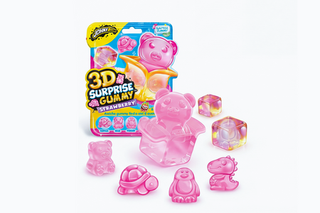 Johny Bee 3D Surprise Gummy Strawberry – Peelable 3D Gummies 684 g (12 pcs)