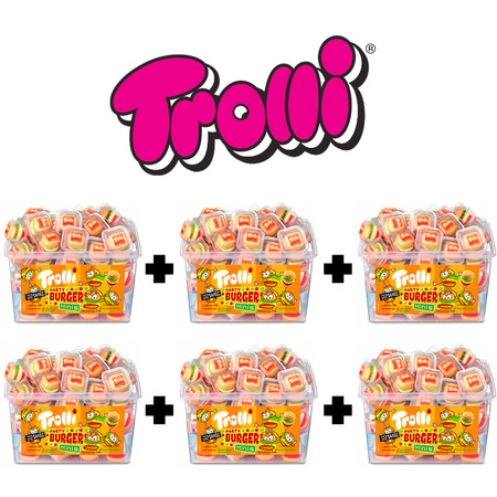 Mini burgers Trolli  6x60 pcs.