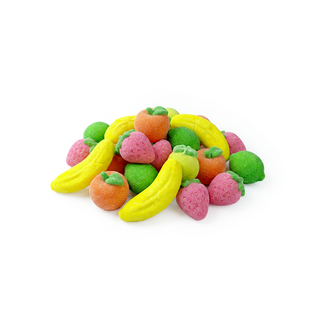 Pianki Trolli Mallow Stars z nadzieniem owocowym i kakaowym 150 g
