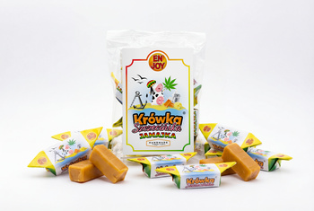 Krówka Szczecińska® Jamaica 250 g fudge bonbons mit Hanfsamen