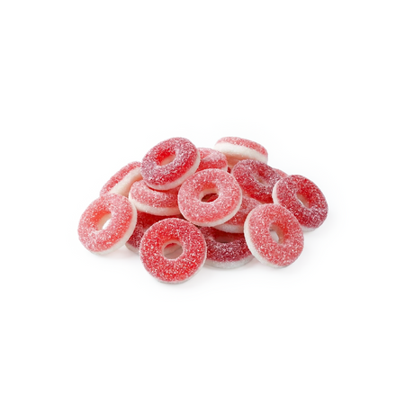 Żelki Trolli Red Fruits Mini Rings czerwone owoce 100 g