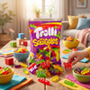 Trolli The Squiggles 100 g – Bunte Raupen-Fruchtgummis, fruchtiger süßer Snack