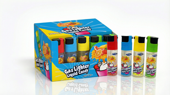 Gas Lighter Liquid Candy 30 Stk. x 20 ml – Flüssige Sprühsüßigkeit | Gadget-Süßwaren