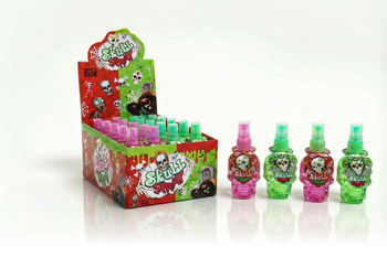 Skull Spray – Saures Flüssigspray 20 Stk. | Halloween Süßigkeiten, Party-Gadget