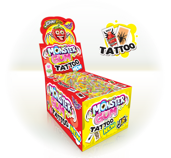 Monster Gum Tattoo JohnyBee 200szt.