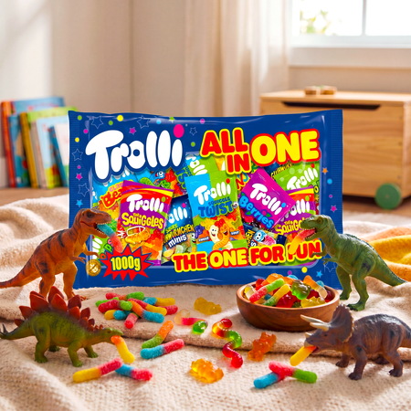 Żelki Trolli All in One mix owocowy 1000 g