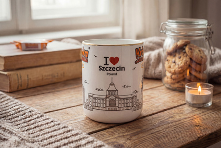 Krówka Szczecińska 330 ml mug - Szczecin Panorama