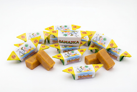 Krówka Szczecińska® Jamajka 250 g z nasionami konopi