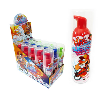 Extinguisher Liquid Candy 20 Stk. x 25 ml – Feuerlöscher Flüssigbonbon Spray | Süßigkeiten für Kinder, Party-Set