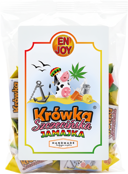Krówka Szczecińska® Jamajka 250 g mit Hanfsamen – traditionelles polnisches Fudge, gesundes Extra, regionale Süßigkeiten