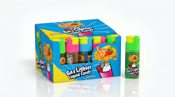 Gas Lighter Liquid Candy 30 Stk. x 30 ml – Flüssige Sprühsüßigkeit | Gadget-Süßwaren