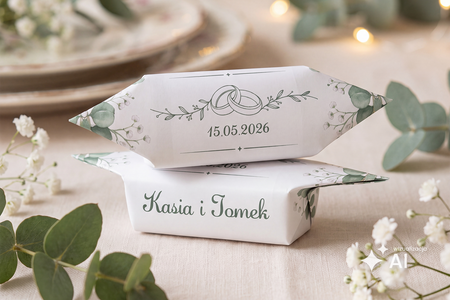 Krówka Szczecińska® – Traditional Fudge with Personalized Wrappers (Min. 6 kg)