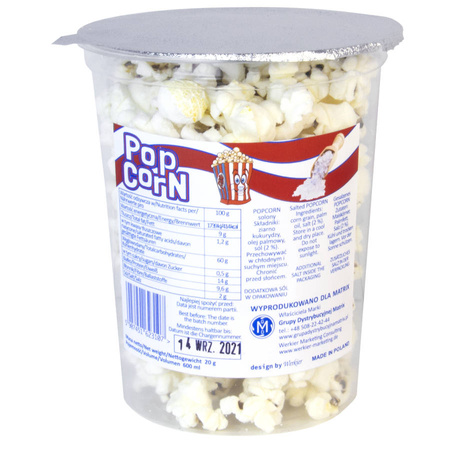 Gesalzenes Popcorn 12 Stk.