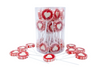 Roxy Heart Lollipop – set of 50 pcs 1.3 kg | Large heart lollipops, wedding favors