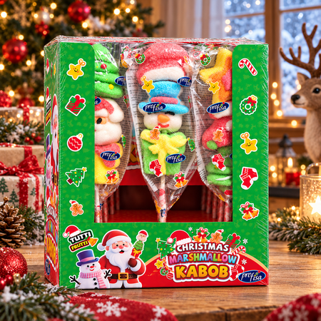Pianki świąteczne Profisa Christmas Marshmallow Kabob 24 szt. 864 g