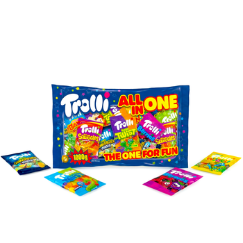 Żelki Trolli All in One mix owocowy 1000 g