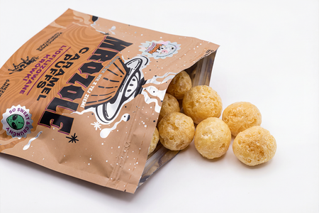 Mrozole Caramel Puffs 35 g – Knusprige gefriergetrocknete Sahnebonbons | Innovative Süßigkeiten