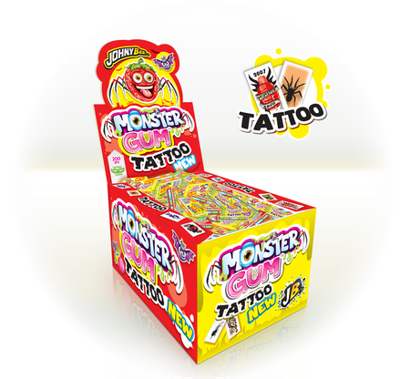 Monster Gum Tattoo JohnyBee 200szt. 