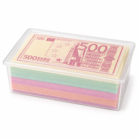 Papier jadalny Sour & Sweet Paper Money banknoty PLN lub EURO 200 szt.