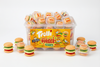 Trolli Party Burger Minis 600 g – Fruchtgummi Mini-Burger (60 Stk.) | Party-Süßwaren
