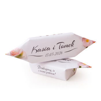Krówka Szczecińska® – Traditionelles Milchkaramell mit personalisiertem Wickelpapier (Min. 6 kg)