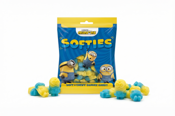 Illumination’s Minions Softies 175 g – Soft Fruit Gummy Minions, Natural Coloring Gummies