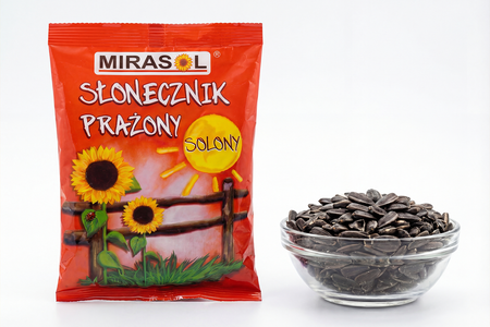 Mirasol roasted salted sunflower seeds, in-shell 150 g