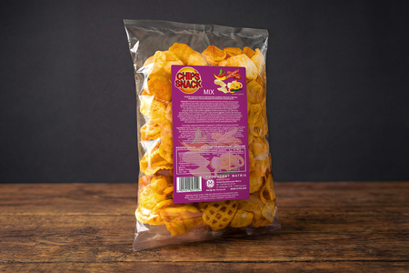 Chips Snack Mix 130 g – Knusprige Mischung, Speck- und Paprika-Snacks