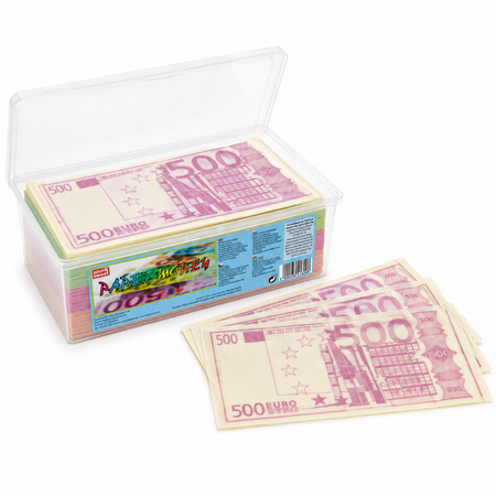Papier jadalny Sour & Sweet Paper Money banknoty PLN lub EURO 200 szt.