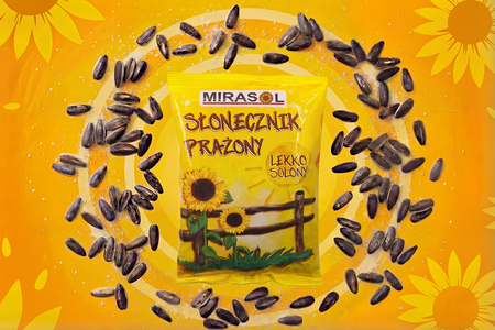 Słonecznik prażony lekko solony Mirasol 190 g – niełuskany