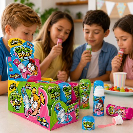 Cukierki roll-on Johny Bee Crazy Roll On owocowe 15 szt.